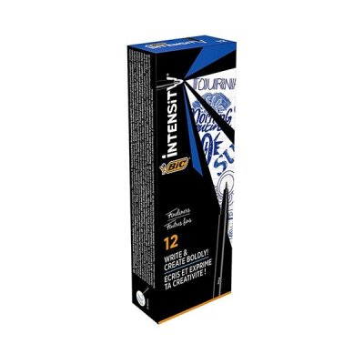BIC Rotulador Intensity Fine punta fina azul