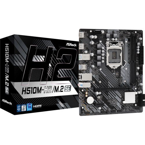 Asrock H510M-H2/M.2 SE Intel H470 LGA 1200 (Socket H5) micro ATX