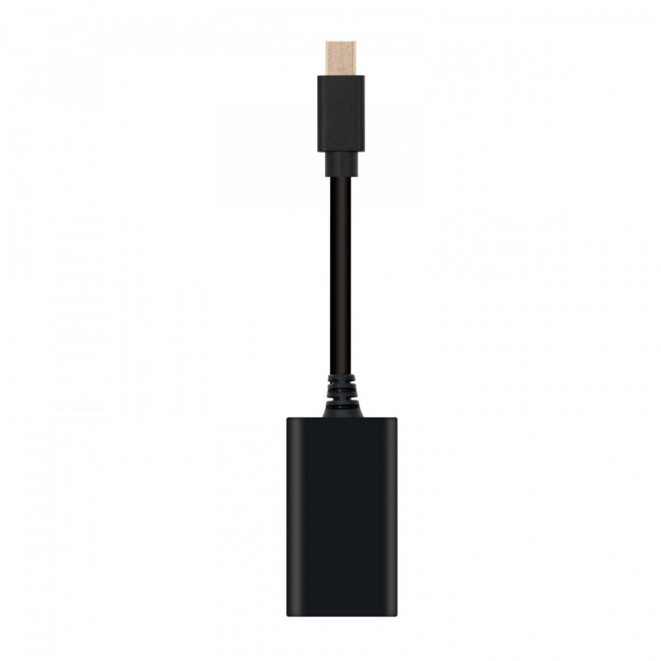 Nanocable CONVERSOR MINI DP A SVGA MINI DP/M-SVGA/H NEGRO 15 CM