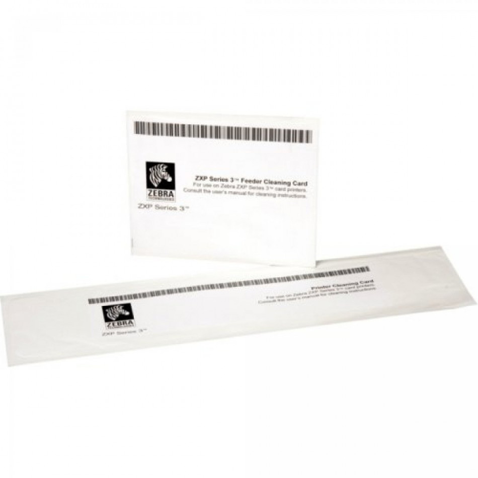 Zebra Cleaning Kit - Paquete de 8 - kit de tarjeta para limpieza de impresora - para ZXP Series 3, 3 QuikCard ID Solution