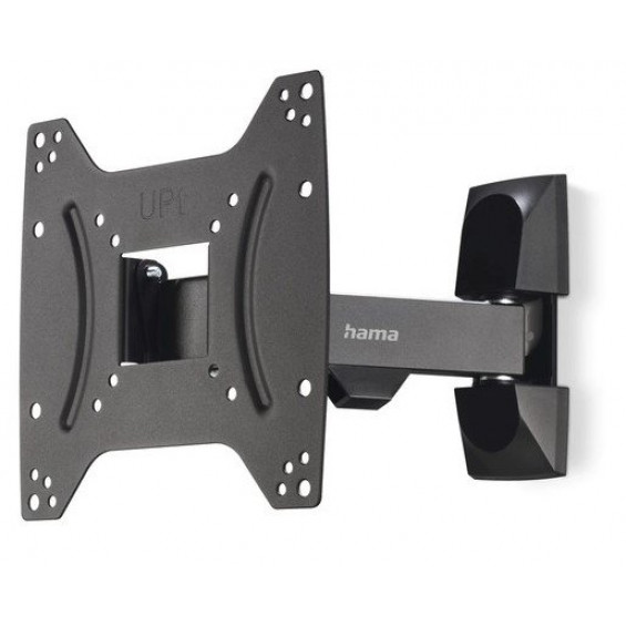 Soporte TV orientable de pared Hama 00220821, 19-48 pulgadas, hasta 20 kg, 2 articulaciones, VESA 200x200 mm, orient. 180°, incl. -12°/+5°, negro