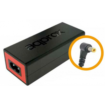 appA02 adaptador e inversor de corriente Interior 90 W Negro, Rojo