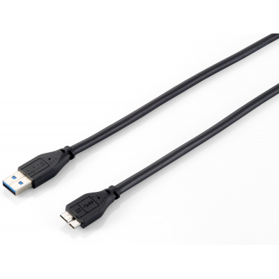 128397 Cable USB 3.0 A a Micro-B , M/M, 1,8m, 5Gbps, Negro