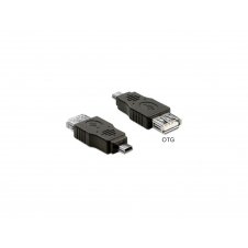 DeLOCK cable gender changer mini USB A, USB A Negro