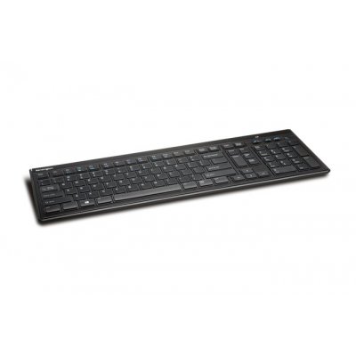 Slim Type Wireless Keyboard teclado Oficina RF inalámbrico QWERTY Español Negro