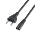 AISENS A132-0173 CABLE DE TRANSMISION NEGRO 1.5 M CEE77 C7 ACOPLADOR