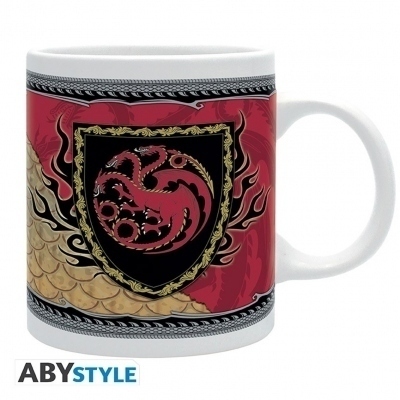 Taza abystyle juego de tronos house of the dragon - targaryen dragon crest