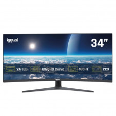 iggual Monitor 34\1 UWQHD 1ms 2DP 2HDMI MM AA Curvo