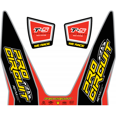 Adhesivos para escape PRO CIRCUIT DC12T5