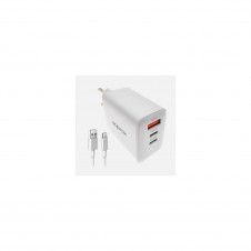 Approx Cargador rápido USB-A & USB-C 35W + Cable