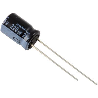 Condensador Electrolítico RADIAL 220uF 25Vdc 105ºC Samwha