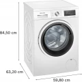 Lavadora Siemens WU14UT62ES, 9 kg, 1400 rpm, clase A, blanco - imagen 6