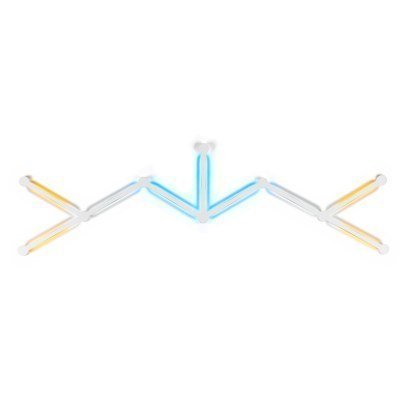 Phoenix aura kit de luces inteligentes rgb para pared control por app diseño modular