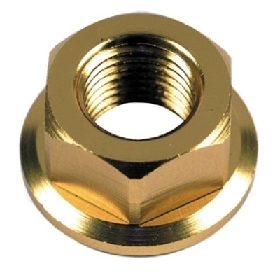 Tuerca eje delantero M12. Oro MF10-12-125-G