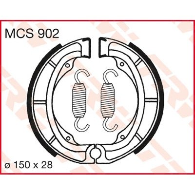 Zapatas de Freno TRW MCS902