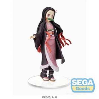 Figura sega demon slayer kimetsu no yaiba nezuko kamado sibling bond version 19cm