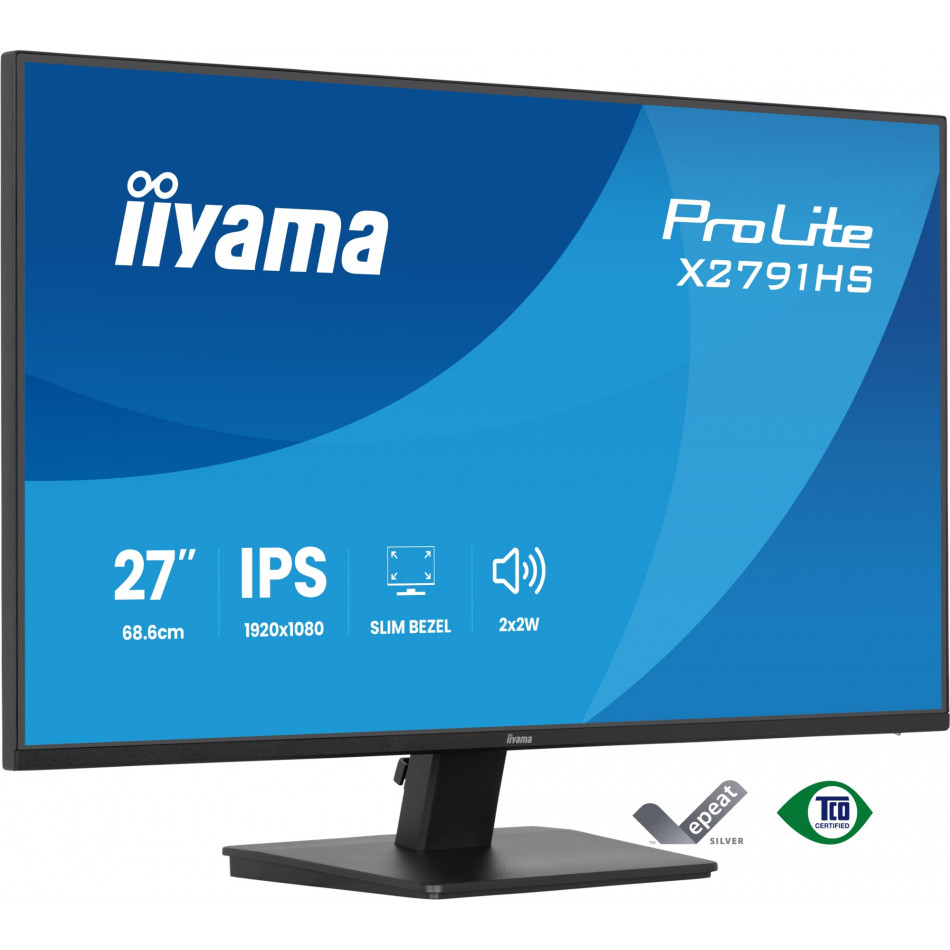 ProLite X2791HS-B1 pantalla para PC 68,6 cm (27") 1920 x 1080 Pixeles Full HD LED Negro