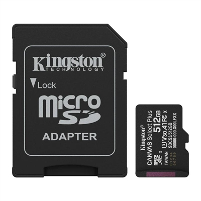 Tarjeta microSDXC 512GB Kingston SDCS3/64GB