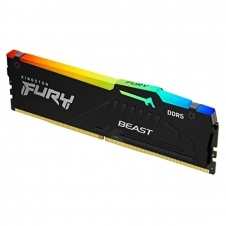 MEMORIA RAM DIMM KINGSTON FURY BEAST RGB EXPO 16GB DDR5 5600MTS CL36 NEGRO