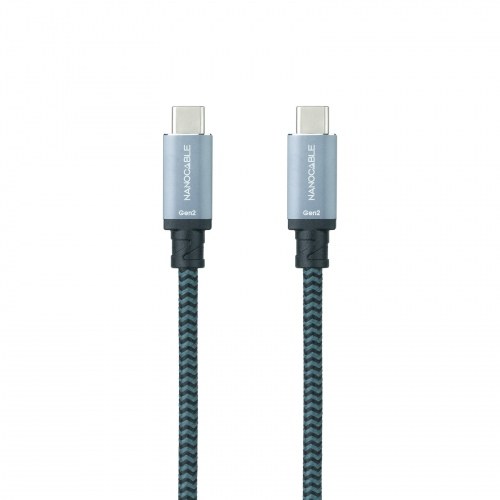 CABLE USB 3.1 GEN2 5A USB-C/M-USB-C/M NEG/GR 1 M