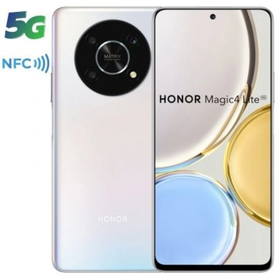 Smartphone Honor Magic4 Lite 6GB/ 128GB/ 6.81/ 5G/ Titanio Plateado