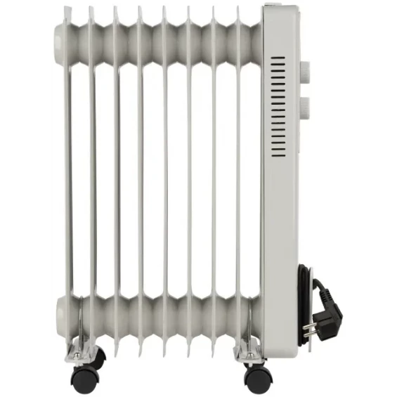 Radiador de aceite Jata JCRA2309, 2.000 W, 9 elementos, 3 potencias, termostato regulable, negro - imagen 4