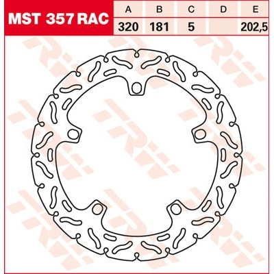Discos de freno RAC TRW MST357RAC