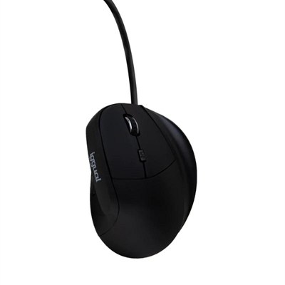 iggual Ratón vertical USB ERGO-V 2400DPI negro