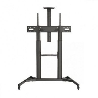 Soporte de Pie Inclinable con Ruedas Fonestar STS-42106N para TV de 60-100/ hasta 100kg