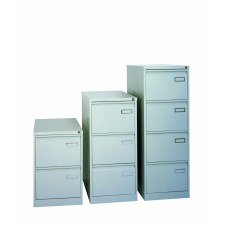 Archivador Bisley 4 cajones A4-folio 62cm gris