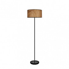 Pie Salon Tapiro 1xe27 Pergamino/negro 162x40x40 Cm