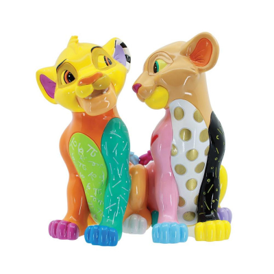 Figura enesco disney simba y nala by britto
