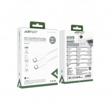 Cable USB-C a USB-C Acefast C18-03 1.2 Metros Reforzado Blanco