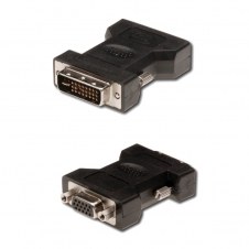 Ewent Adaptador DVI-I 24+5 macho A VGA-F