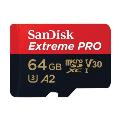 Tarjeta memoria micro secure digital 64gb sandisk extreme pro clase 10 uhs - i u3 + adaptador