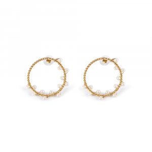 SHIMA pendientes #oro brillo 1 u