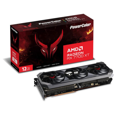 Tarjeta grafica powercolor amd radeon rx 7700 xt red devil oc 12gb gddr6