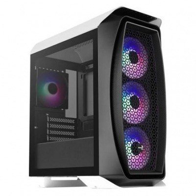 Caja Gaming Semitorre Aerocool Aero One Mini Frost/ Blanco