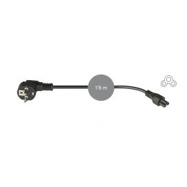 Cable alimentación CA Schuko macho a IEC 60320 C5 hembra mickey/trébol Fonestar SR-424