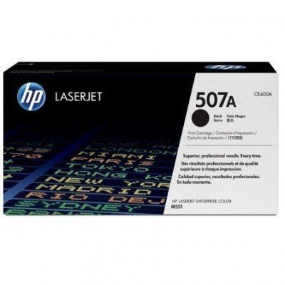 HP CE400A Negro Cartucho de Toner Original - 507A