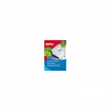 CAJA DE ETIQUETAS ADHESIVAS APLI A4 64.6 X 33.8 MM CIEN HOJAS 01263