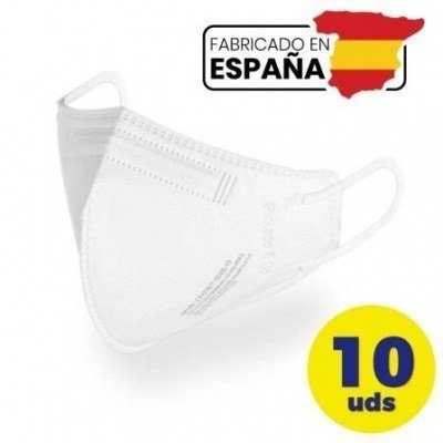 Mascarillas FFP2 Pintado And Co M98/M99 Pack 10 uds en bolsa individual/ Blanca