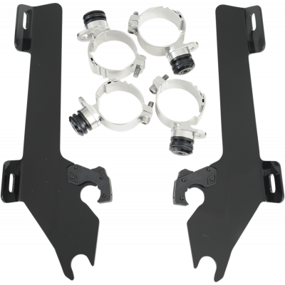 Kit de anclaje completo Trigger-Lock para parabrisas Fats/Slim MEMPHIS SHADES MEK1954