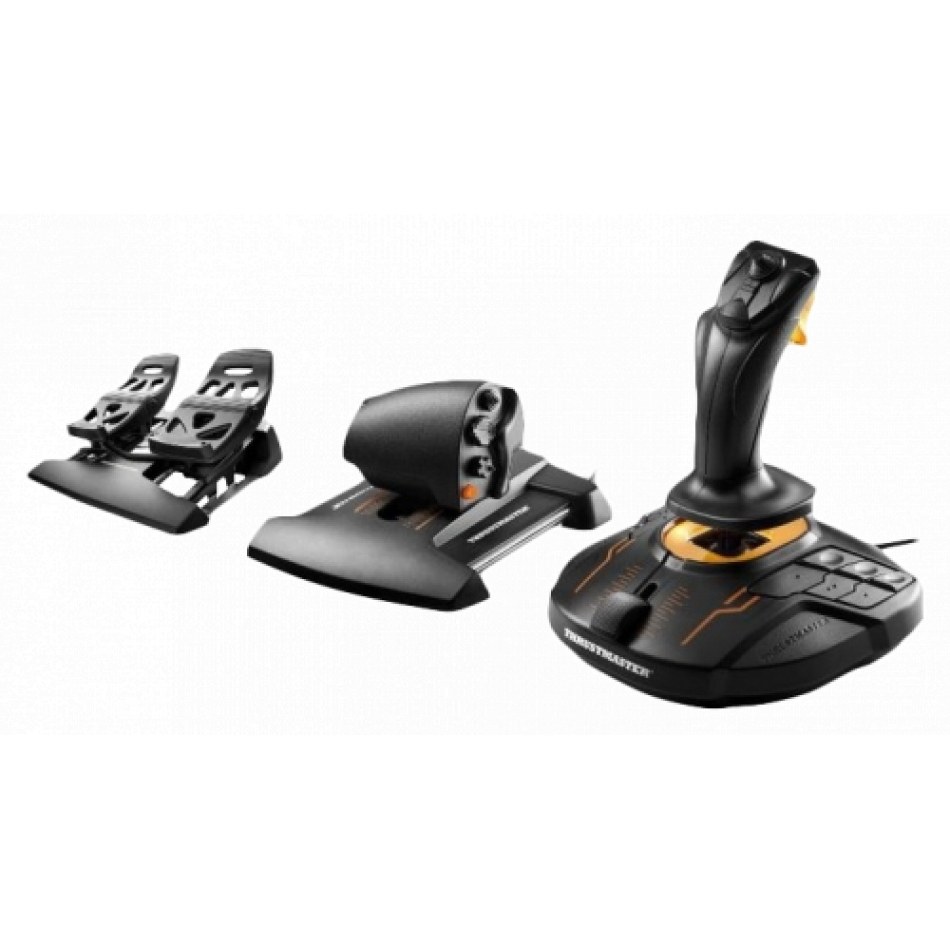 Thrustmaster T.16000M FCS Flight Pack Palanca de mando Mac,PC Analógico/Digital USB Negro