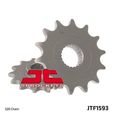 Piñón JT SPROCKETS acero estándar 1593 - Paso 520 JTF1593.14