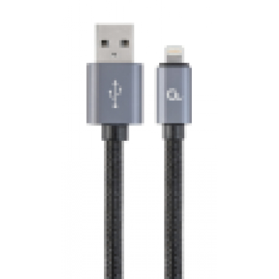 CABLE TRENZADO DE ALGODON GEMBIRD 8 PINES CON CONECTORES METALICOS, 1,8 M