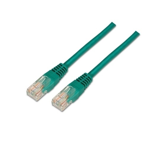 Aisens Cable De Red Rj45 Cat.6 Utp Awg24 Verde 0,5M