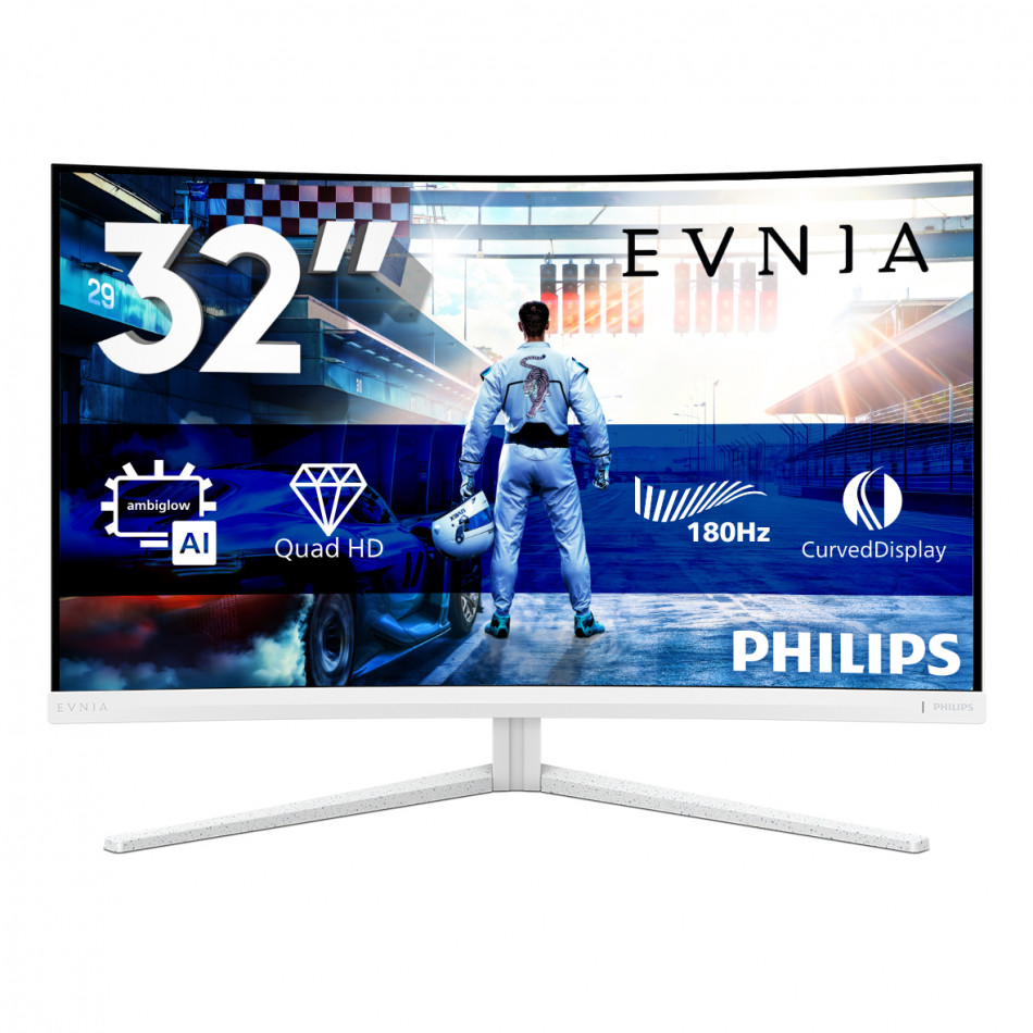 Evnia 5000 32M2C5501/00 pantalla para PC 80 cm (31.5") 2560 x 1440 Pixeles Quad HD LCD Blanco