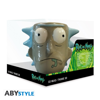 Taza 3d rick y morty rick sanchez