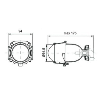 FARO POLIEPSOIDAL DELANTERO universal PJ-HIGH